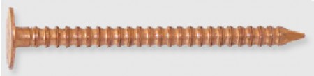 1-3/4" x 10-Gauge Ring Shank 5d Copper Roofing Nails (lb)