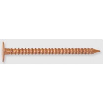 1-1/4" x 10-Gauge Ring Shank 3d Copper Roofing Nails (lb)